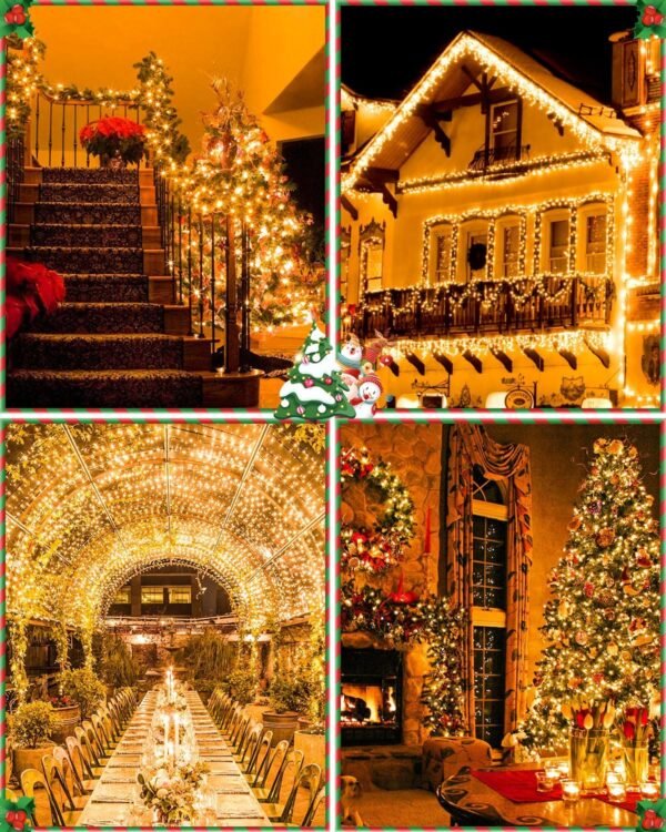 355FT 900 LED Christmas Lights, Extra Long Outdoor String Lights Waterproof, Timer & Memory, 8 Modes Dimmable Plug in Fairy Lights for Outside Tree Wedding Patry Holiday Decorations, Warm White - Image 4