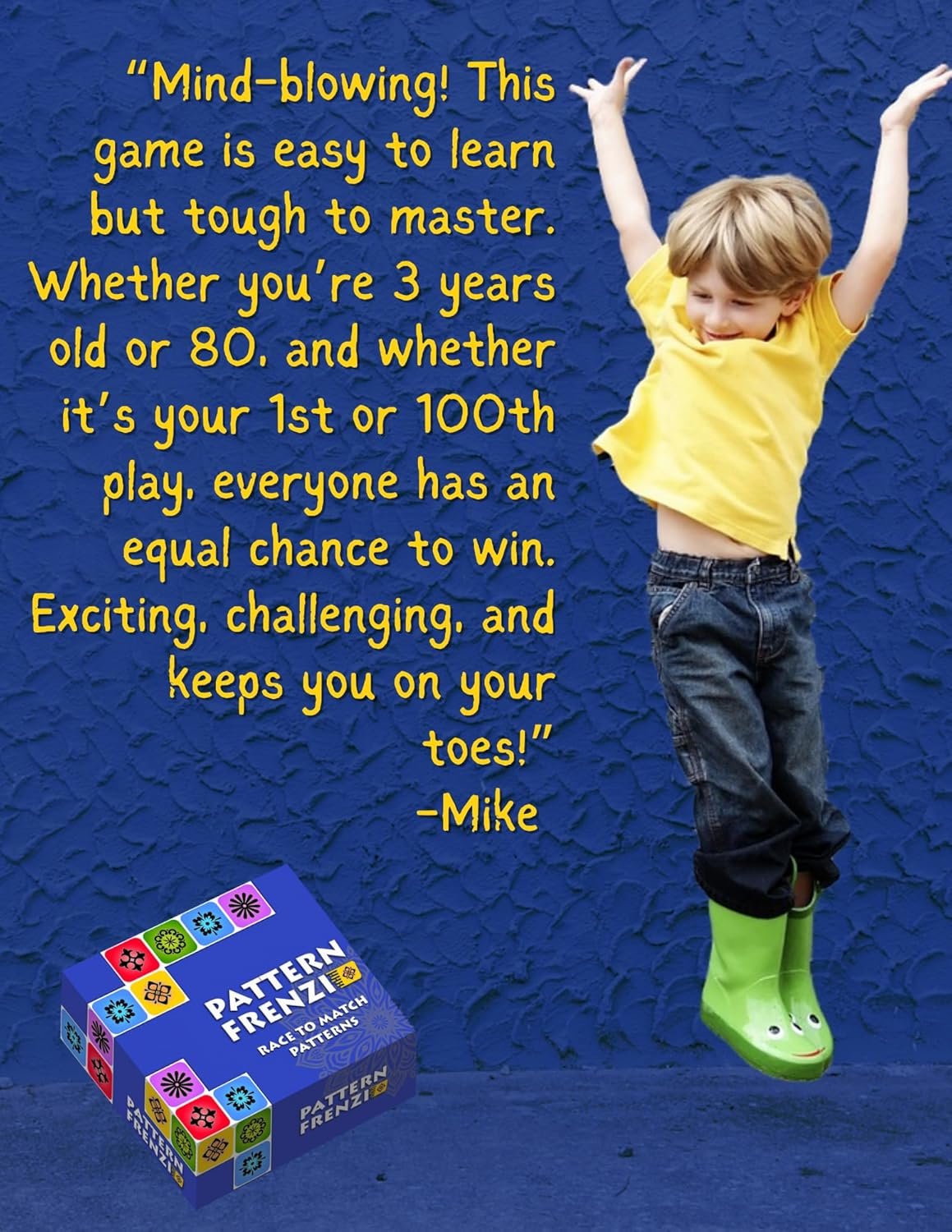 Pattern Matching Board Game for Children & Adults, Family Party Board Games, Block Puzzle Games for Kids Ages 3+, Play Solo or Multiple Players, Pattern Recognition, Perfect Christmas & Birthday Gift - Image 8