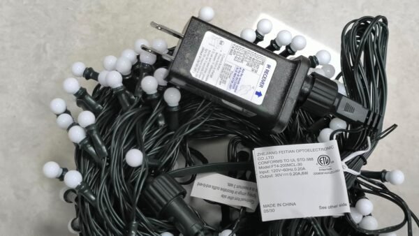 Brizled Christmas Lights, 66ft 200 LED Color Changing String Lights, Warm White & Colored Christmas Lights, Dimmable Berry String Lights, Connectable Lights String for Xmas Tree Party - Image 10