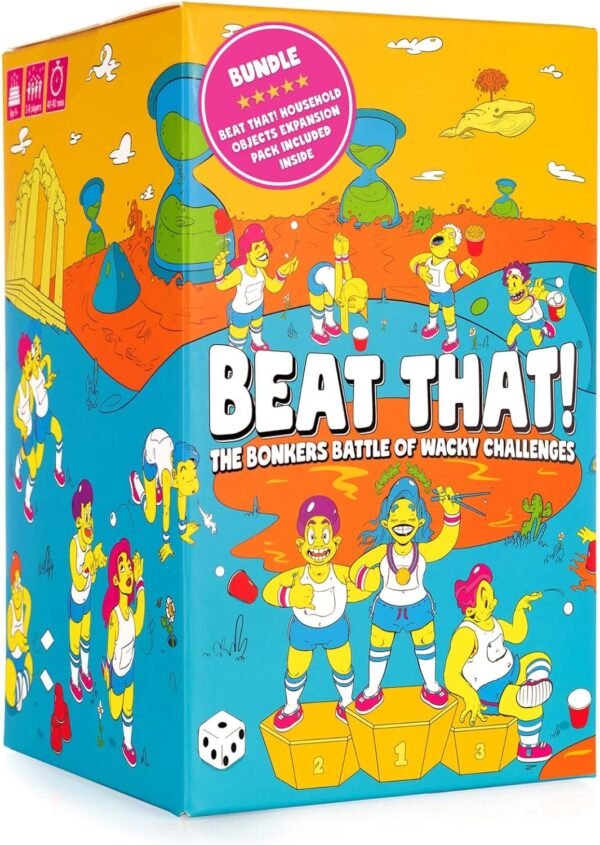 Gutter Games Beat That! Game and Household Objects Expansion Combo Pack [Family Party Game for Kids & Adults] - Image 2