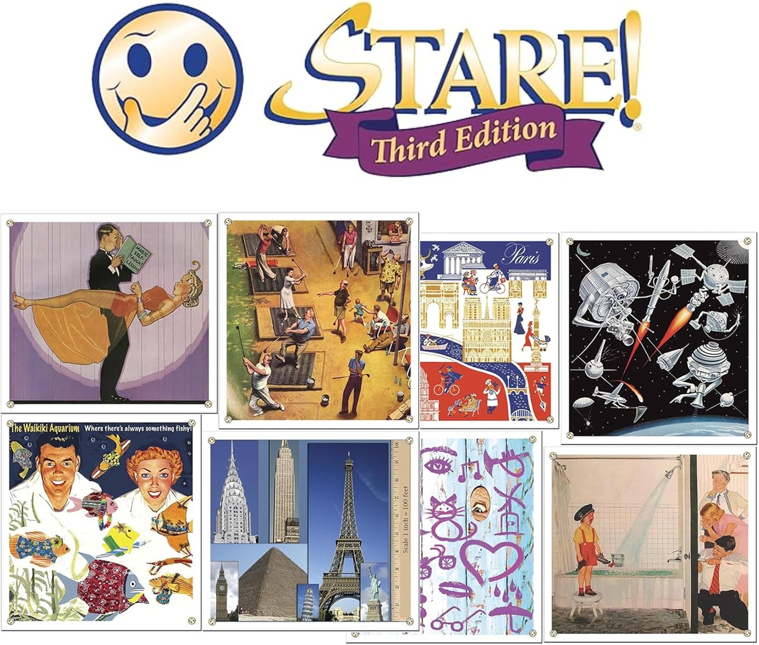 Stare - Engaging Game of Visual Recall Where Fun Image Cards Challenge Players' Minds – Classic for Adult & Family Game Night - Image 8