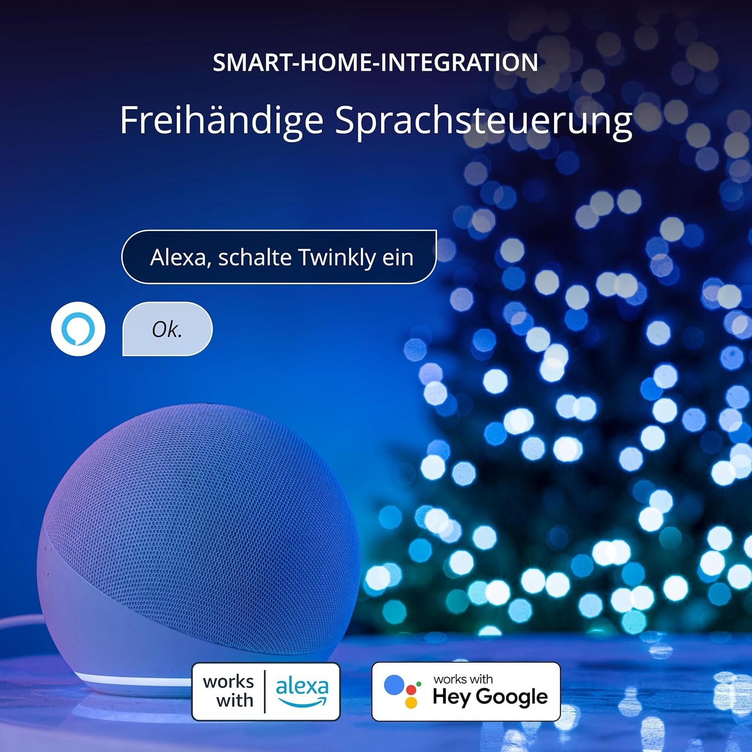 Twinkly Strings 250 LED RGB, Including White, LED Light String for in-and Outdoor, Christmas Lights, Smart LED Lights, Mappable LEDs, Compatible with Alexa, Google Home, IP44, Green Wire, 65ft - Image 7