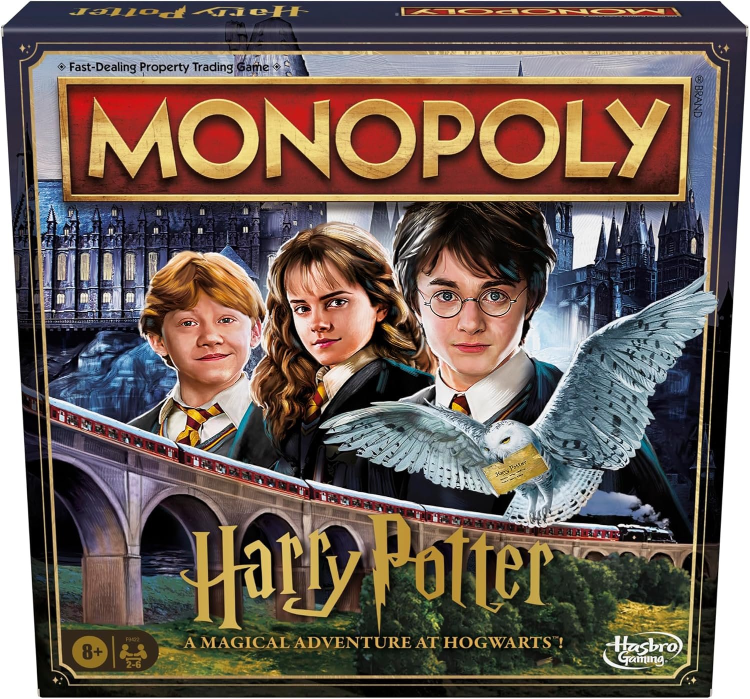 Monopoly Harry Potter Edition Board Game | A Magical Adventure at Hogwarts | Ages 8 and Up | 2 to 6 Players | Family Games | Gifts for Kids and Adults - Image 2