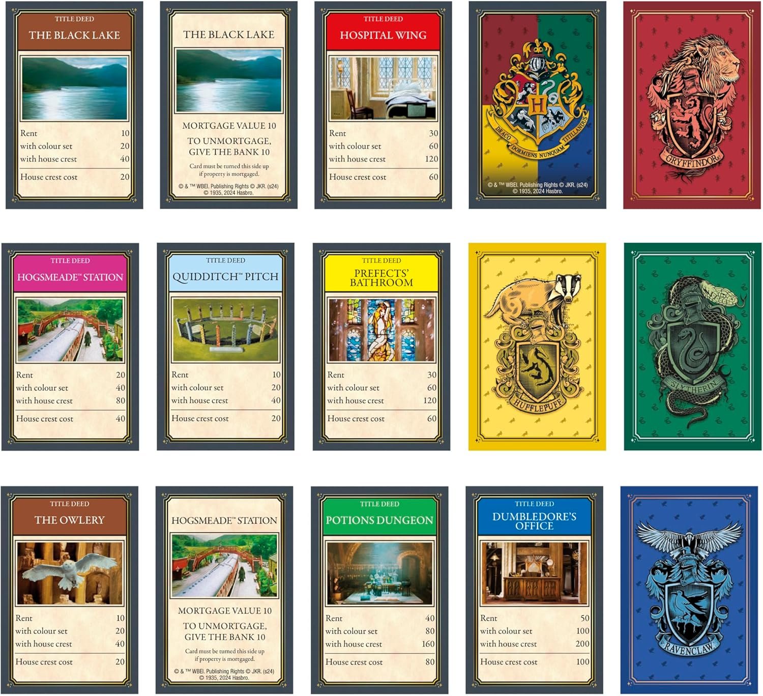 Monopoly Harry Potter Edition Board Game | A Magical Adventure at Hogwarts | Ages 8 and Up | 2 to 6 Players | Family Games | Gifts for Kids and Adults - Image 15