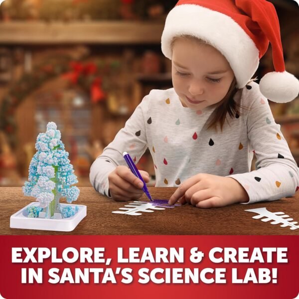 Santa's Christmas Science Workshop - Holiday STEM Kit for Kids with 5 Magical Experiments & 20 Bonus Activities, Educational Science Kit, for Kids Age 8 and Up - Image 3