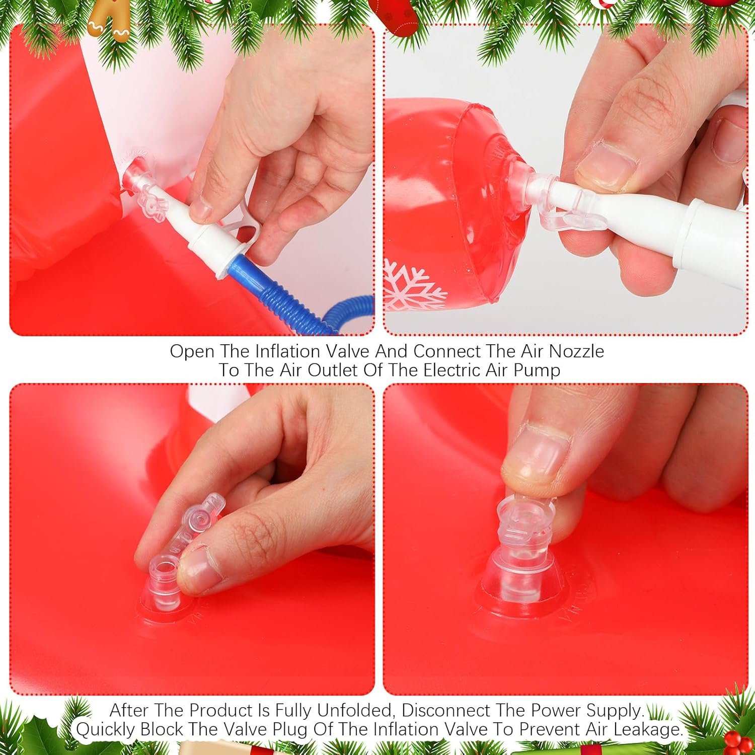 Christmas Candy Cane Striped Inflatable Limbo Game for Adults Inflatable Limbo Party Game Fun Limbo Carnival Game for Vacations Indoor Outdoor Party Supplies - Image 5