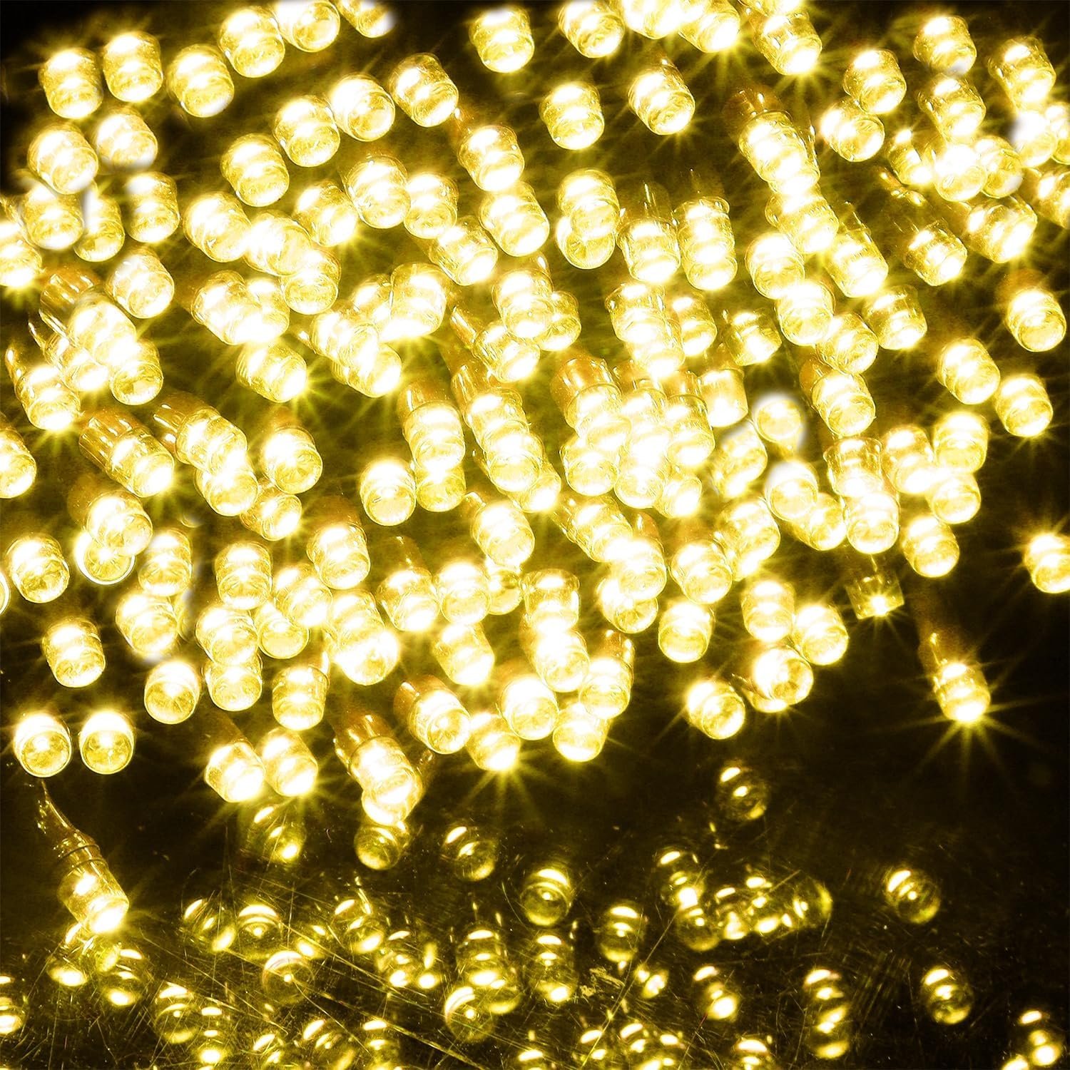 WATERGLIDE 1000 LED Christmas String Lights, 328 FT Green Wire LED Decorative Fairy Lights with Remote & 8 Modes, Waterproof for Outdoor Xmas Holiday Party Garden Wedding Home Decor, Warm White - Image 6