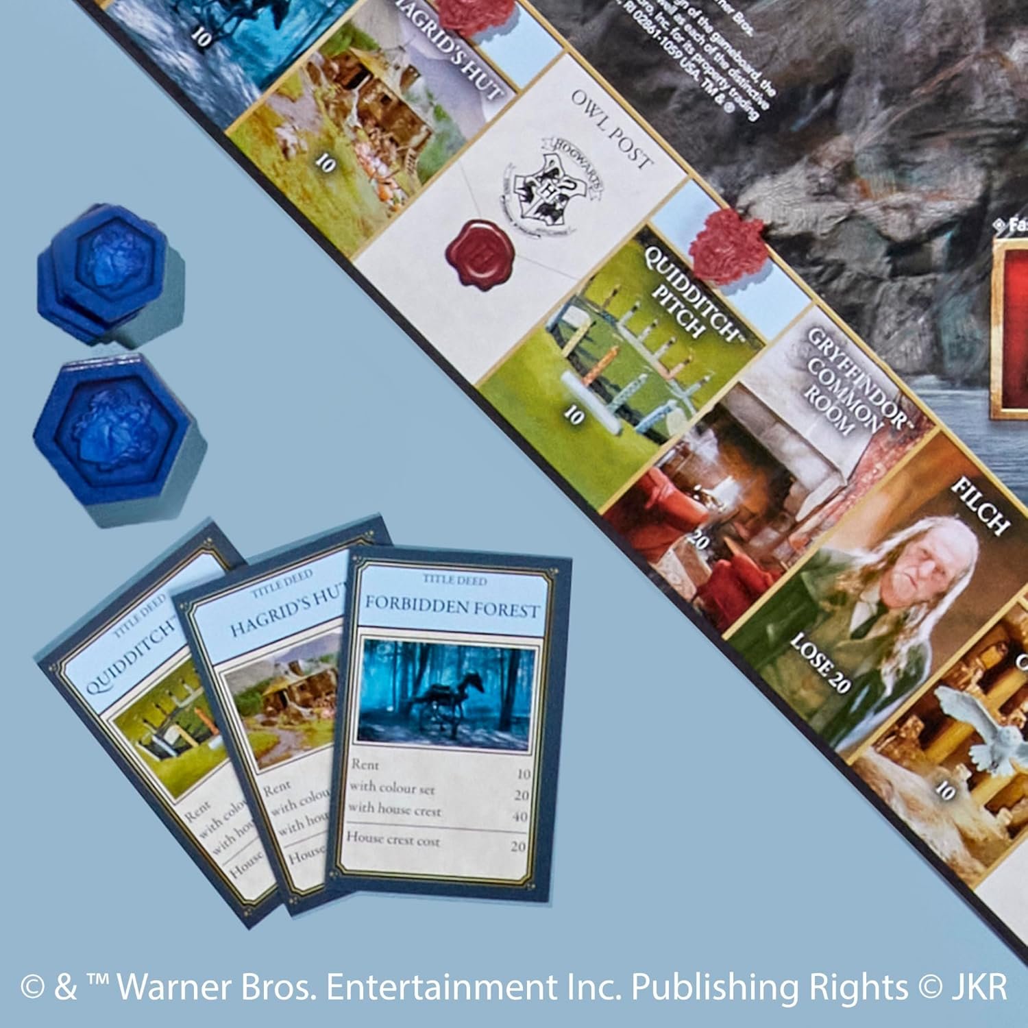 Monopoly Harry Potter Edition Board Game | A Magical Adventure at Hogwarts | Ages 8 and Up | 2 to 6 Players | Family Games | Gifts for Kids and Adults - Image 9