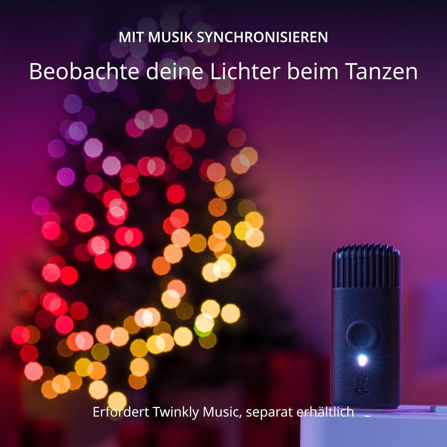 Twinkly Strings 250 LED RGB, Including White, LED Light String for in-and Outdoor, Christmas Lights, Smart LED Lights, Mappable LEDs, Compatible with Alexa, Google Home, IP44, Green Wire, 65ft - Image 8