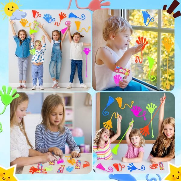 Sticky Hands & Feet Party Favors Supplies for Kids (20 PCS), Christmas Birthday Pinata Goodie Bag Stocking Stuffers Fillers for Toddlers, Classroom Students Treats Prizes Toys Gifts for Boys Girls - Image 8