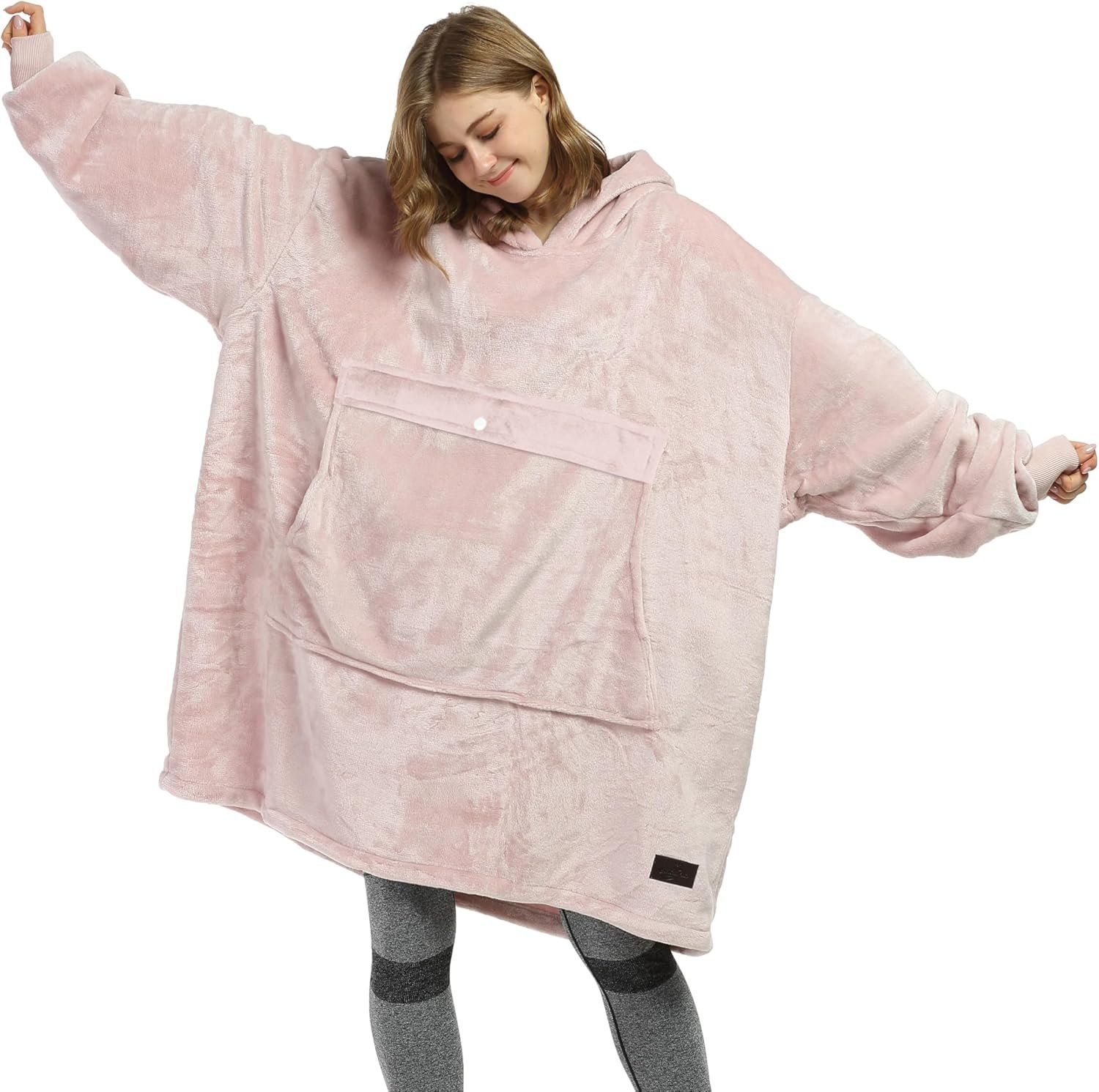 Catalonia Oversized Blanket Hoodie Sweatshirt, Fleece Pullover with Large Front Pocket, for Adults Men Women - Image 2