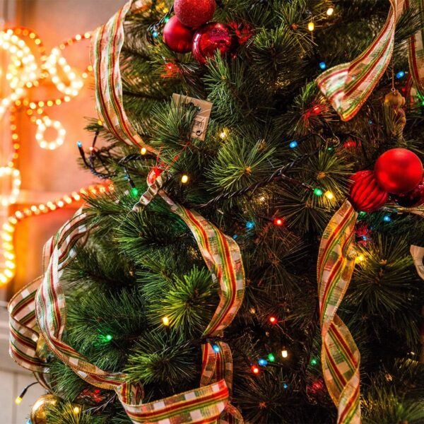 Christmas String Lights End-to-End Plug 8 Modes 108FT 300 LED IP55 Outdoor Waterproof UL Certificated Indoor Fairy Lights Garden Wedding Christma Trees Parties Decoration Multicolor - Image 7