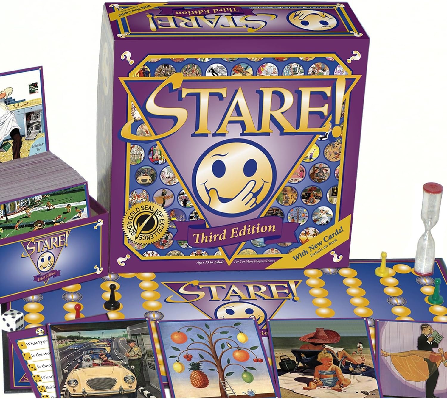 Stare - Engaging Game of Visual Recall Where Fun Image Cards Challenge Players' Minds – Classic for Adult & Family Game Night - Image 9