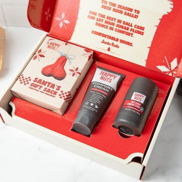 HAPPY NUTS Christmas Anti Chafing Deodorant Festive Essentials Bundle Kit - A Gift Set for Men to Stay Fresh & Jolly All Season Long - Image 4
