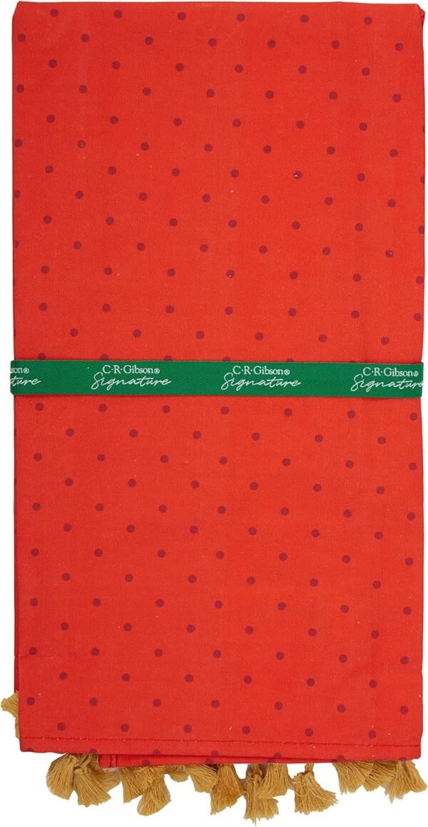 C.R. Gibson It's Cookie Season 100% Cotton Hand Towel and Silicone Spatula for Baking Gift Set, Multicolor - Image 3