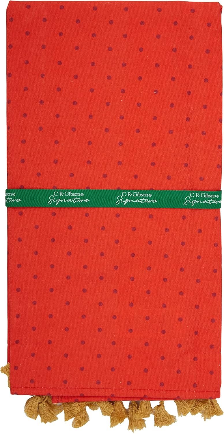 C.R. Gibson It's Cookie Season 100% Cotton Hand Towel and Silicone Spatula for Baking Gift Set, Multicolor - Image 3