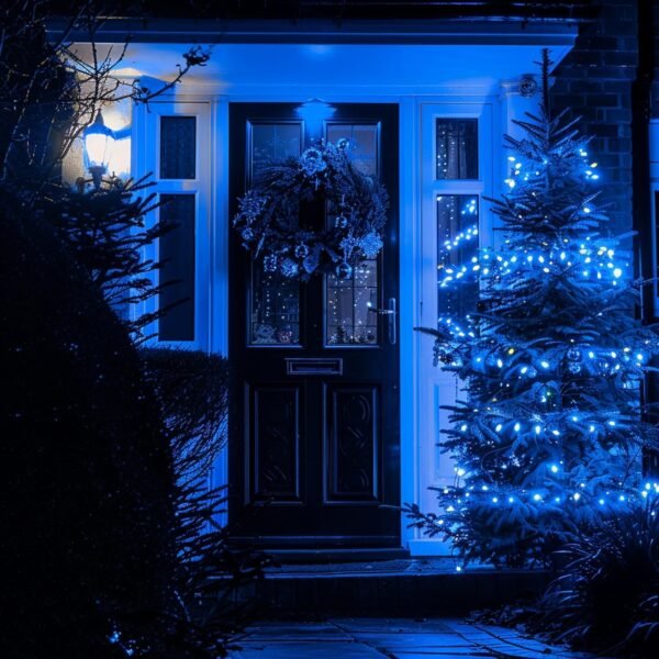 TW SHINE C6 Christmas String Lights, 200 LED 66 FT Christmas Lights Outdoor with 8 Modes Timer, Waterproof Connectable for Indoor Yard Xmas Tree House Christmas Decorations (Blue) - Image 4