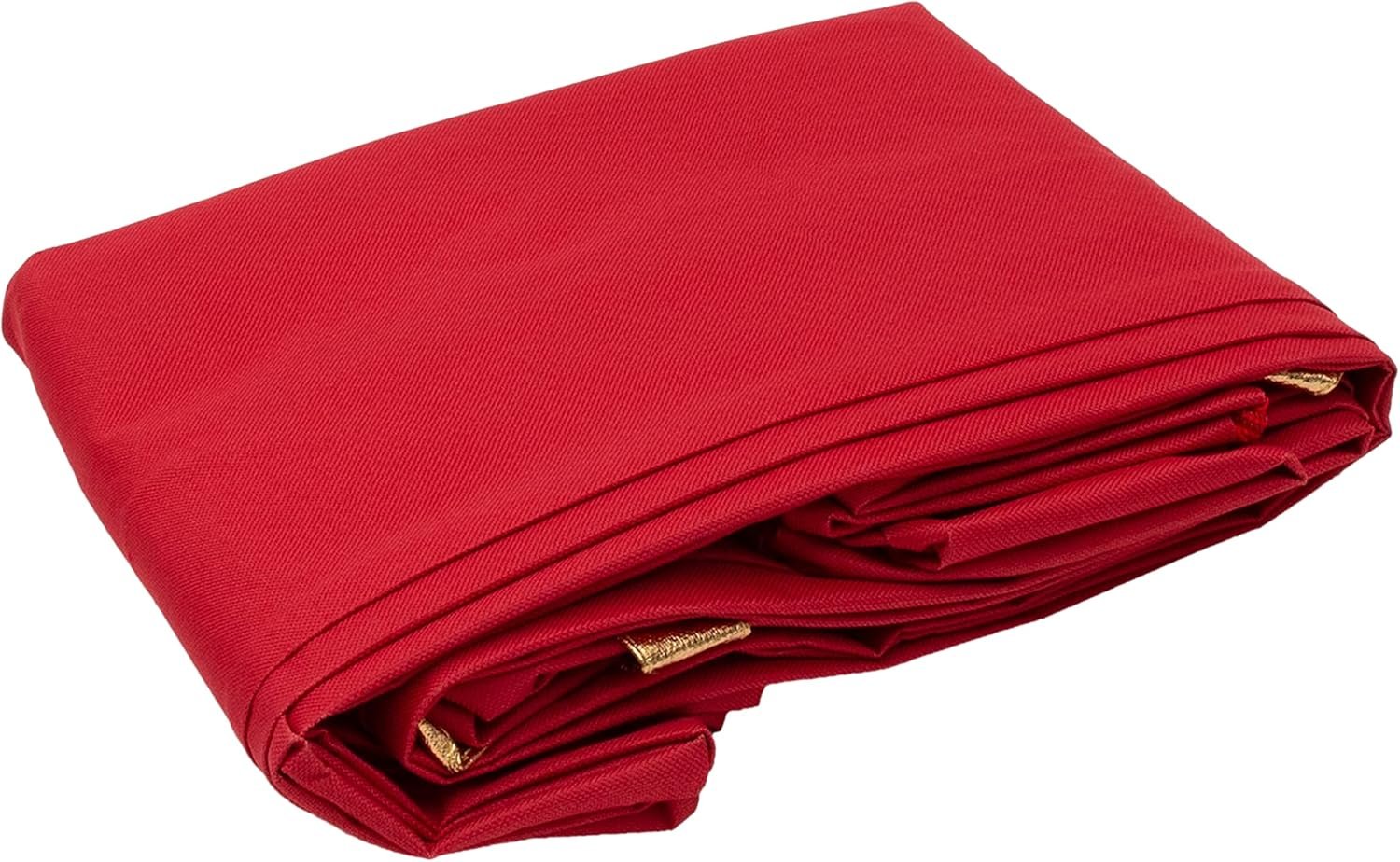 Simplify Holiday Décor Storage Bag | Christmas Decorations Organizer | Hold Artificial Tree up to 6 Feet Tall | Collapsible Duffle | Red - Image 9