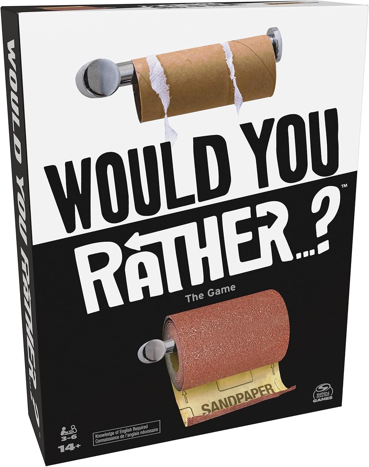 Spin Master Games, Would You Rather? Funny Card Game for College, Friendsgiving Party Games, Adult Card Games, Christmas Gifts for Teens, for Ages 14+ - Image 2