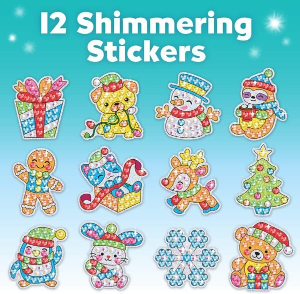 Creativity for Kids Big Gem Diamond Painting Kit: Holiday Stickers and Suncatchers, DIY Christmas Crafts for Kids - Image 5