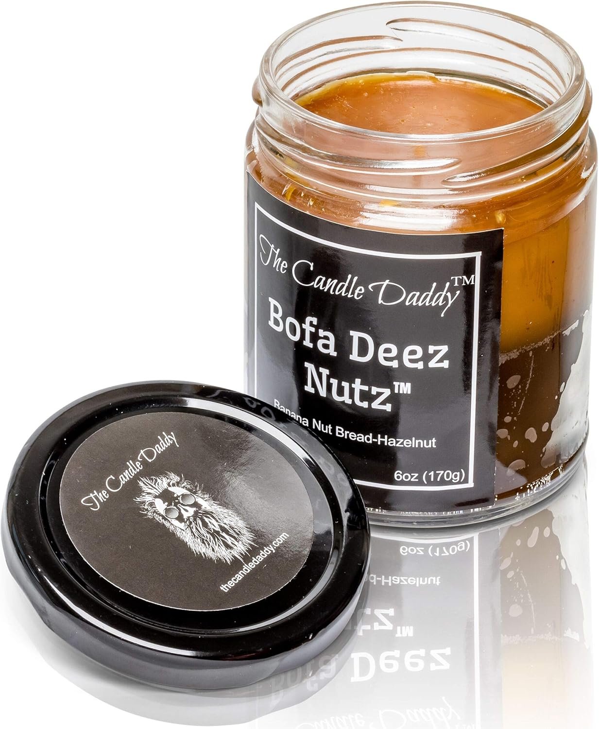 Bofa Deez Nutz- Funny- Banana Nut Bread n Hazelnut Vanilla- Scented Candle- Double Pour- 6 Ounce- 40 Hour Burn Time - Image 5