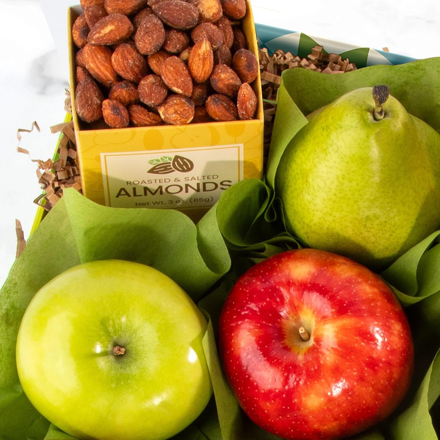 A Gift Inside Classic Fresh Fruit Basket Gift with Crackers, Cheese and Nuts for Holiday, Thank You, Birthday, Get Well, Anniversary, Corporate - Image 8