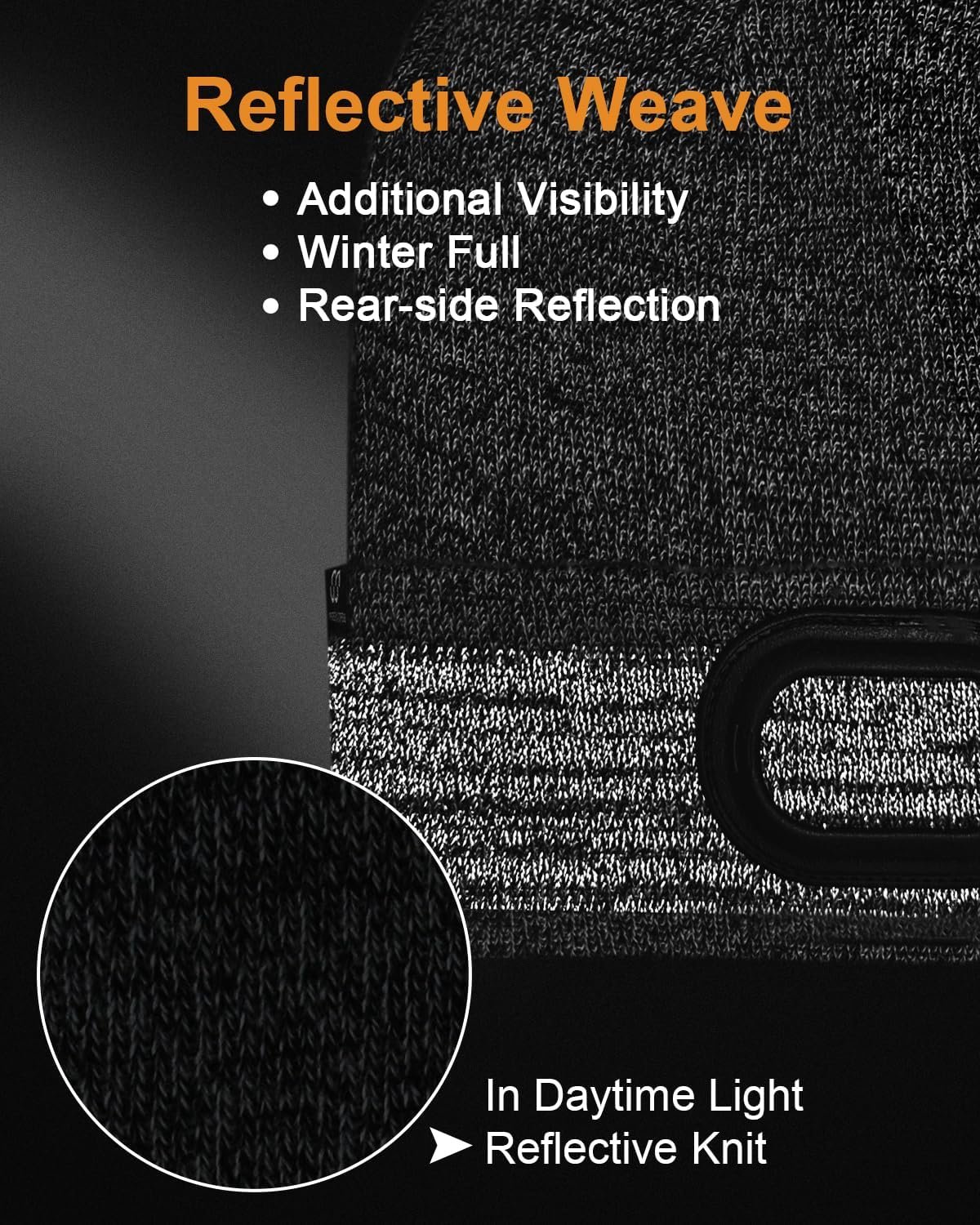 LED Beanie with Light for Men, 3 Modes Headlamp Beanie Hat, Rechargable Removable USB, Gift - Image 4