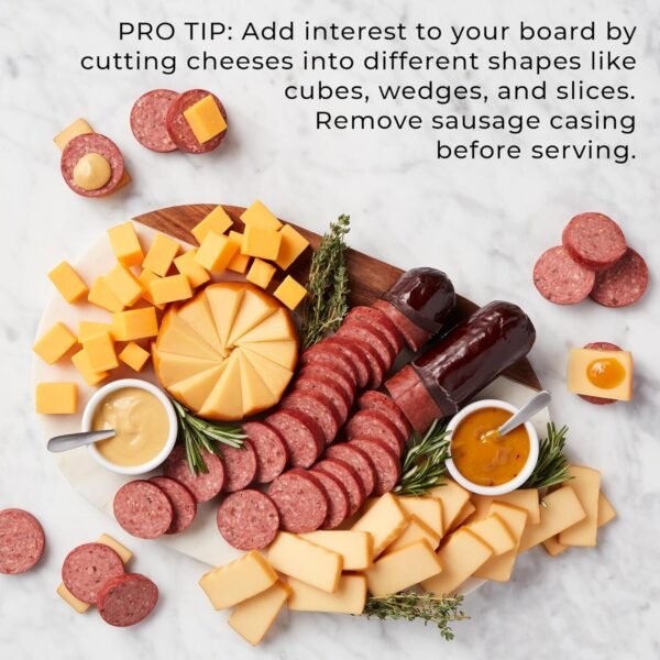 Hickory Farms Signature Beef Meat and Cheese Gift Basket (Medium) - Food Gift Box | Charcuterie Board Food - Summer Sausage and Cheese | Christmas Gift Basket | Holiday Gift Basket | Housewarming Gift - Image 8