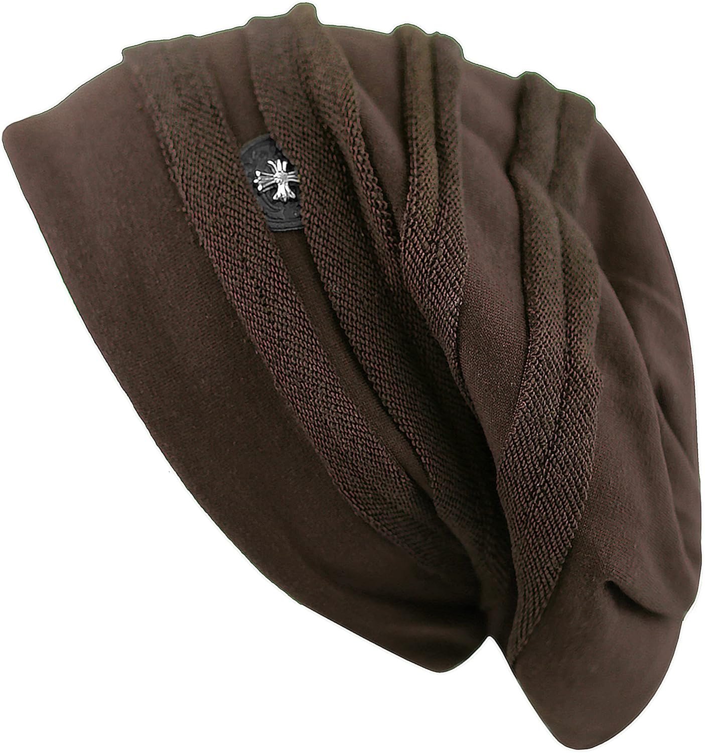 Chemo Slouchy Style Baggy Beanie Cancer Headwear for Women Fleece Lining Winter Hat - Image 2