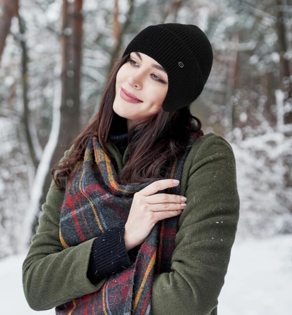 HiRui Knit Beanie Hats Winter Hats Ear Covers for Men Women-Warm Daily Headwear - Image 7
