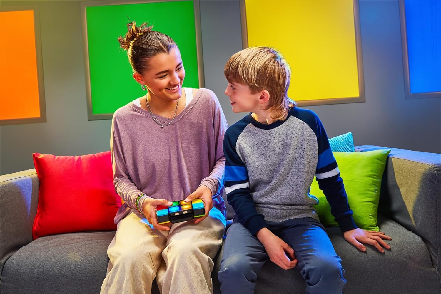 Flipslide Game - Electronic Handheld Game | Addictive Multiplayer Puzzle Game of Skill | Flip, Slide & Match Colors to Beat the Clock | 4 Thrilling Game Modes | Ages 8+ | Includes Batteries - Image 9