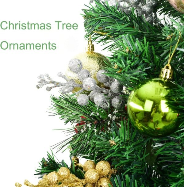 Artiflr 14 Pack Christmas Glitter Berries Stems Clearance, 7.8 Inch Artificial Christmas Picks for Christmas Tree Ornaments, DIY Xmas Wreath, Crafts, Holiday and Home Decor, Silver - Image 3