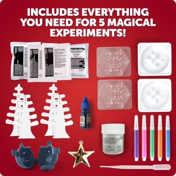 Santa's Christmas Science Workshop - Holiday STEM Kit for Kids with 5 Magical Experiments & 20 Bonus Activities, Educational Science Kit, for Kids Age 8 and Up - Image 6