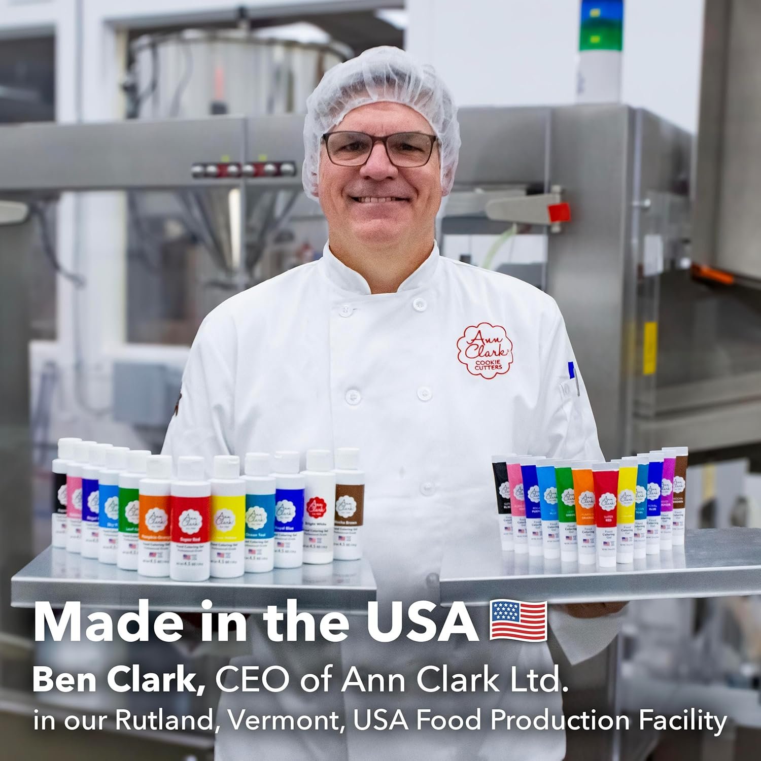 Ann Clark Professional-Grade Gel Food Coloring Made in USA .7 oz, 12 Colors - Image 7