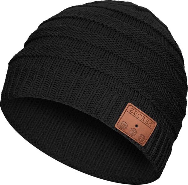 Bluetooth Hat Beanie,Gifts for Men Women,Unique Tech Christmas Stocking Stuffer Gifts for Teenage Teen Boy Teen Girl Him Her - Image 2
