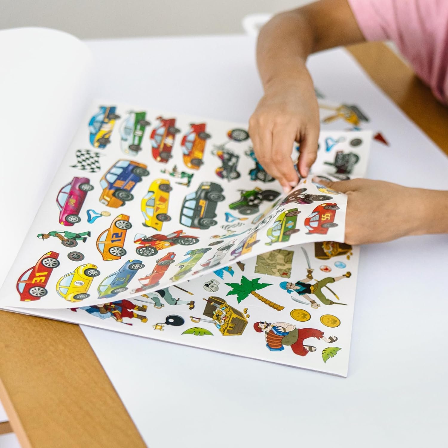 Melissa & Doug Sticker Collection Book: Dinosaurs, Vehicles, Space, and More - 500+ Stickers - FSC Certified - Image 7
