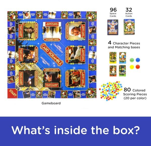 AQUARIUS Christmas Vacation Card Scramble Board Game- Fun Family Party Game for Kids, Teens & Adults - Entertaining Game Night Gift - Officially Licensed Merchandise - Image 4