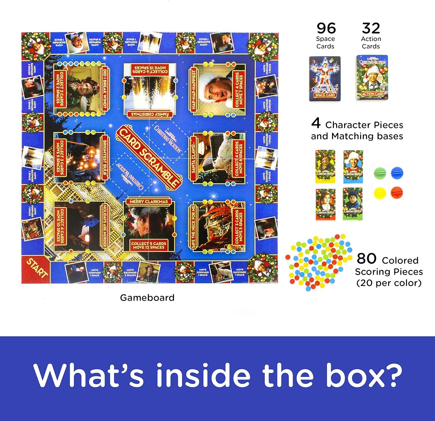 AQUARIUS Christmas Vacation Card Scramble Board Game- Fun Family Party Game for Kids, Teens & Adults - Entertaining Game Night Gift - Officially Licensed Merchandise - Image 4