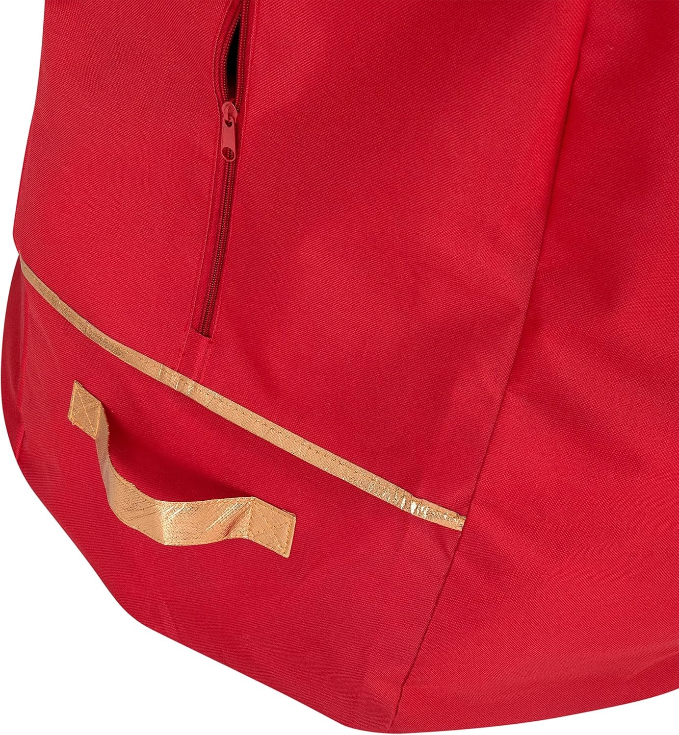 Simplify Holiday Décor Storage Bag | Christmas Decorations Organizer | Hold Artificial Tree up to 6 Feet Tall | Collapsible Duffle | Red - Image 7