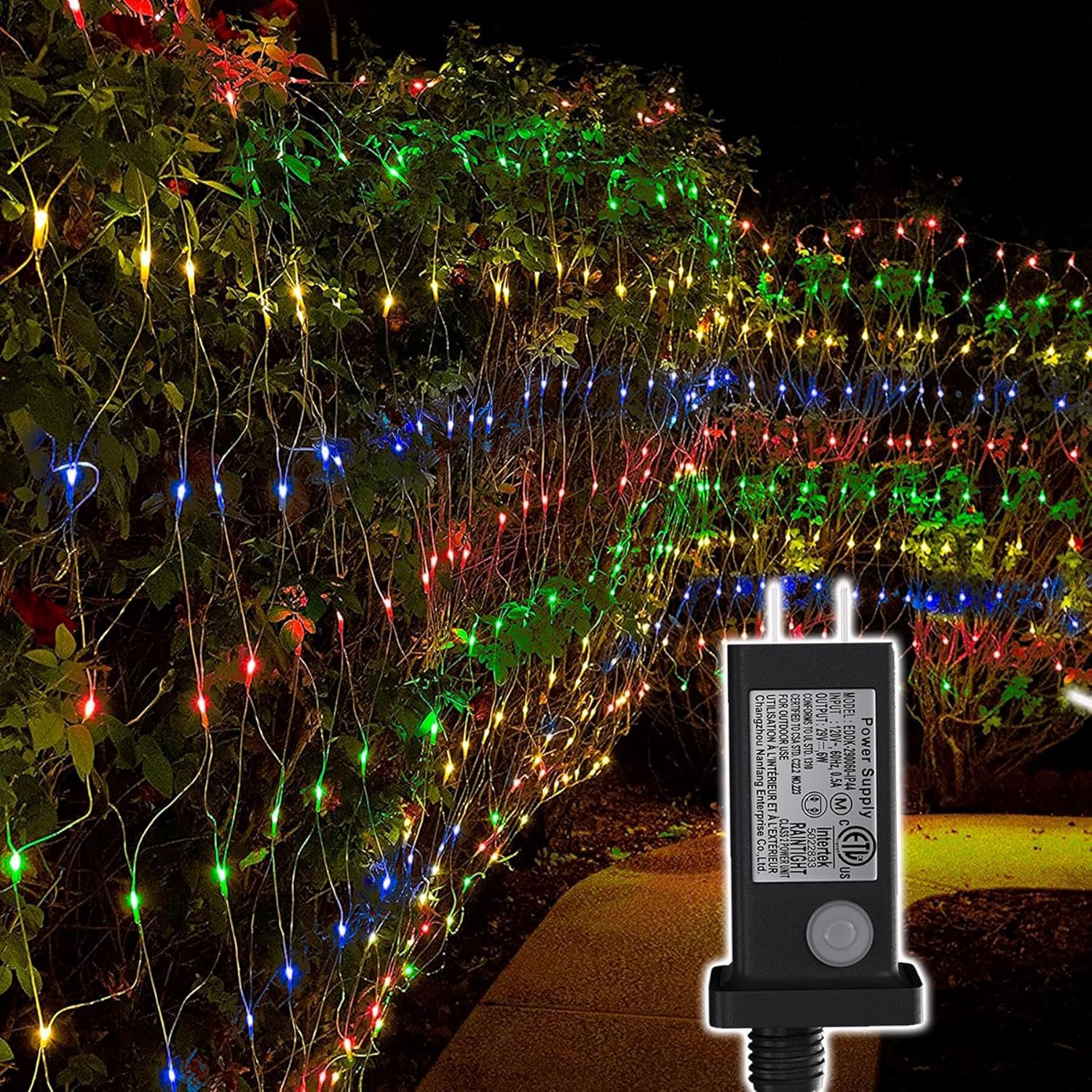 Net Lights Outdoor, 270 LED Christmas Net Lights for Bushes, Connectable mesh Lights with 8 Lighting Modes, 10×10 FT Waterproof Fairy Lights for Garden, Backyard, Holiday - Image 2