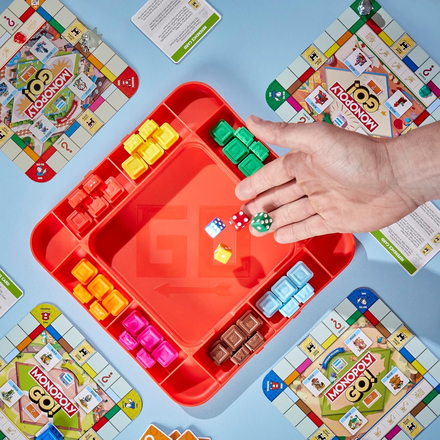 Monopoly GO! Board Game | Inspired by The Popular Mobile Board Game | Ages 8+ | 2-4 Players | 15 Mins. | Family Games | Travel Games for Kids and Adults - Image 4