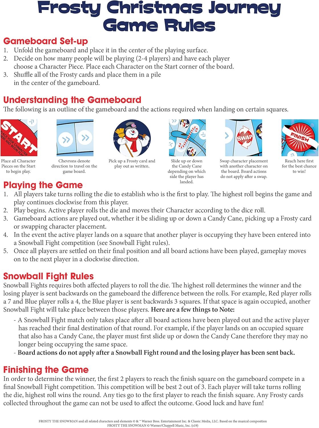 AQUARIUS Frosty The Snowman Board Game - Fun Family Christmas Gift for Kids & Adults - Officially Licensed Frosty The Snowman Merchandise & Collectibles - Image 11