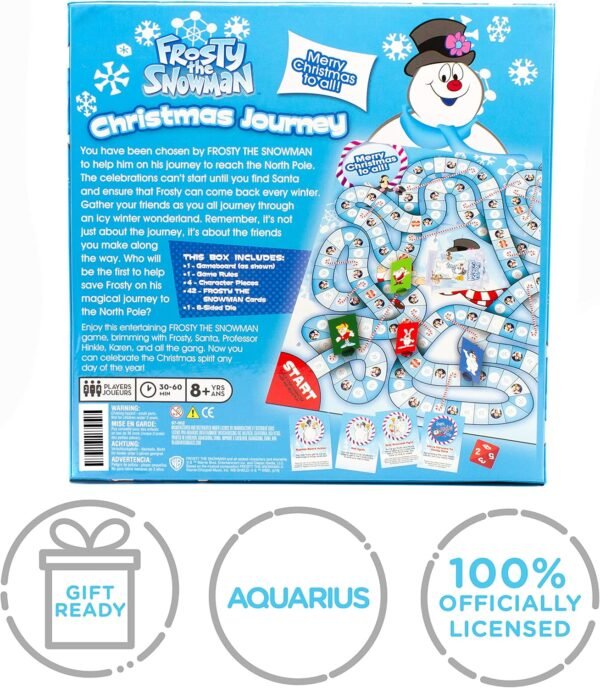 AQUARIUS Frosty The Snowman Board Game - Fun Family Christmas Gift for Kids & Adults - Officially Licensed Frosty The Snowman Merchandise & Collectibles - Image 10