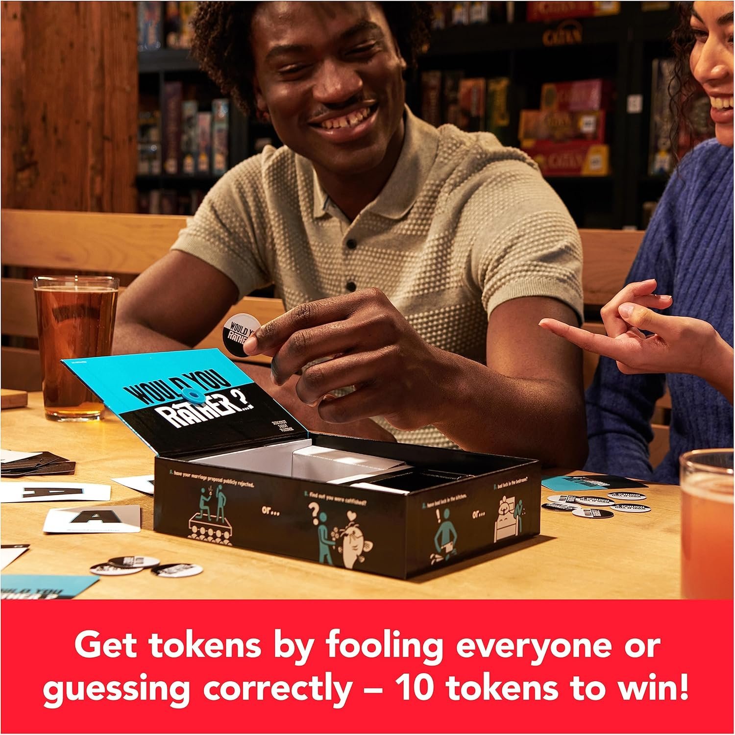 Spin Master Games, Would You Rather? Funny Card Game for College, Friendsgiving Party Games, Adult Card Games, Christmas Gifts for Teens, for Ages 14+ - Image 7