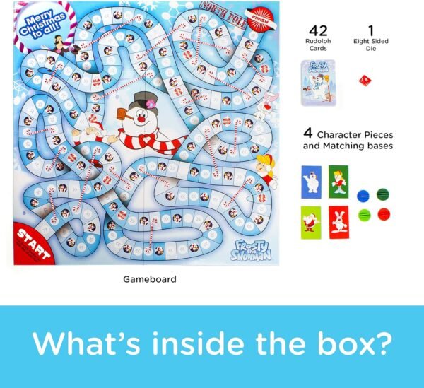 AQUARIUS Frosty The Snowman Board Game - Fun Family Christmas Gift for Kids & Adults - Officially Licensed Frosty The Snowman Merchandise & Collectibles - Image 6