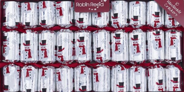 10 X 8.5" English Christmas Party Favours By Robin Reed - snowman - Image 2