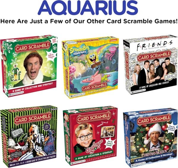 AQUARIUS Christmas Vacation Card Scramble Board Game- Fun Family Party Game for Kids, Teens & Adults - Entertaining Game Night Gift - Officially Licensed Merchandise - Image 6